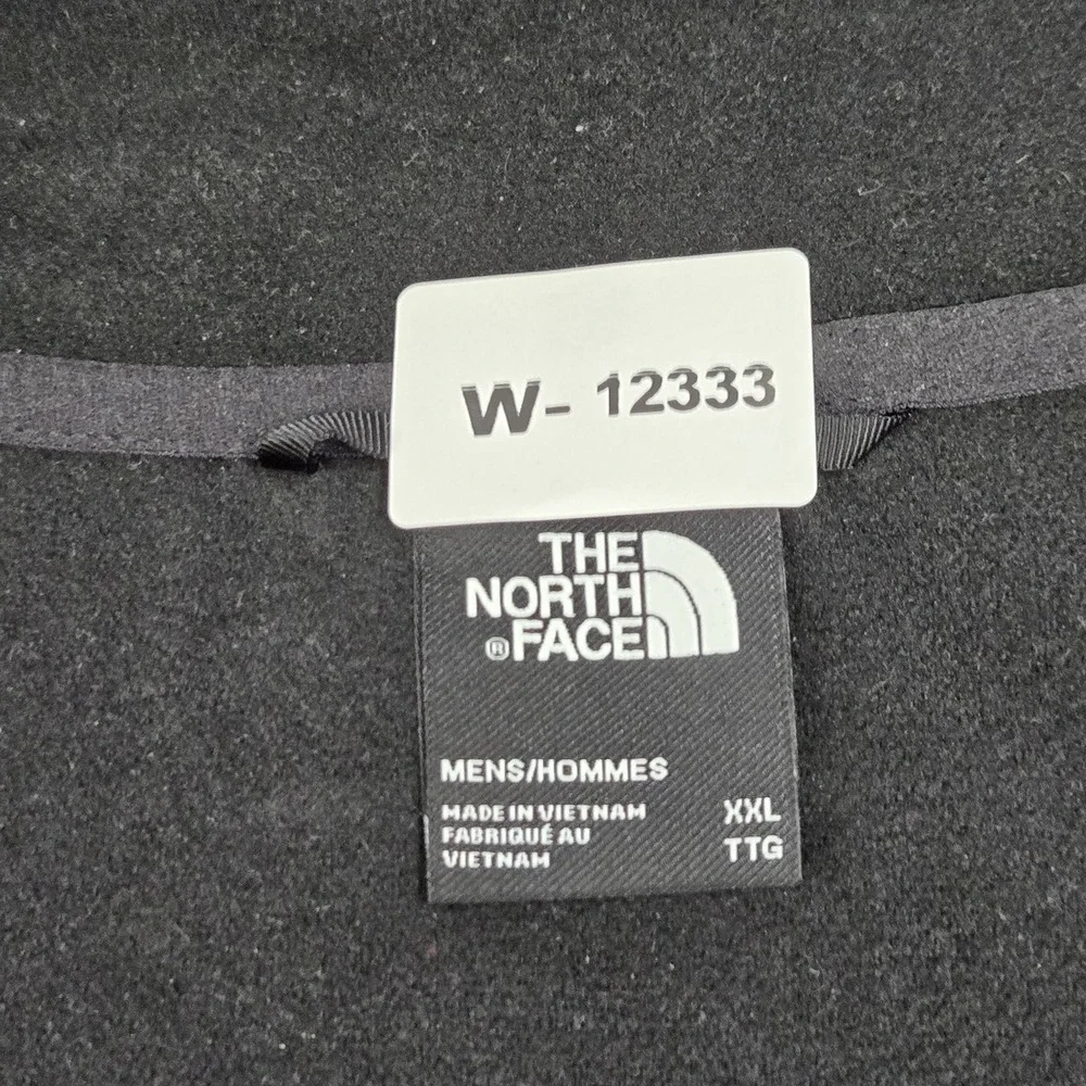 The North Face Men Jacket XXL Black Vest Fleece Apex Activewear Zipper